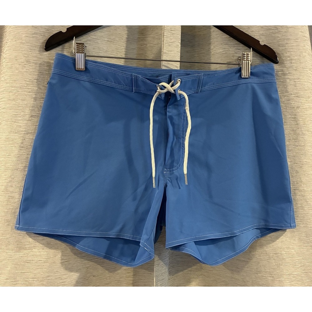 Y2K Polo Jean Company Swim Shorts Women's Size 10 Blue Beach Surf